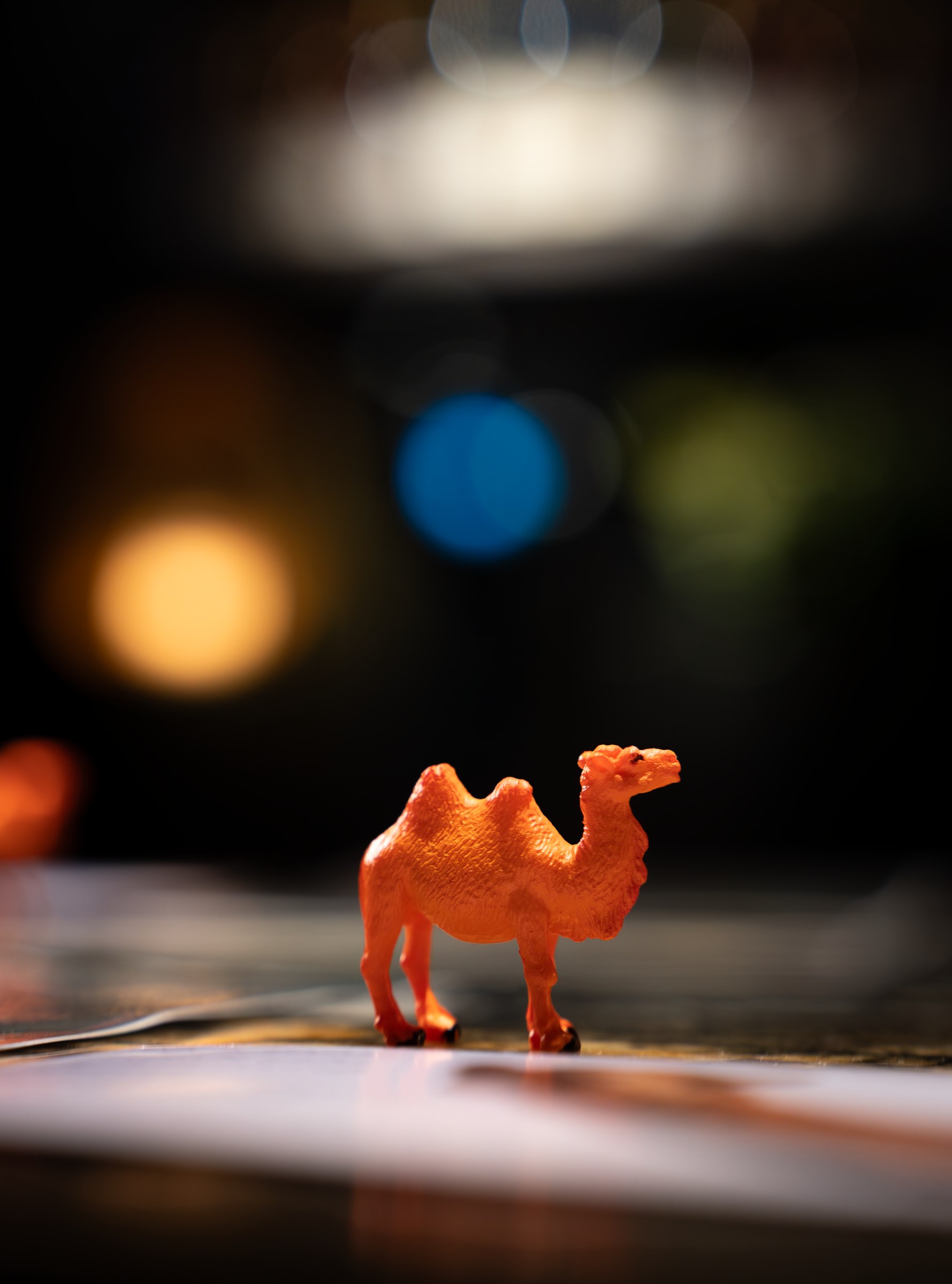 Orange camel table marker at the Digital Camel Data Leaders Roundtable